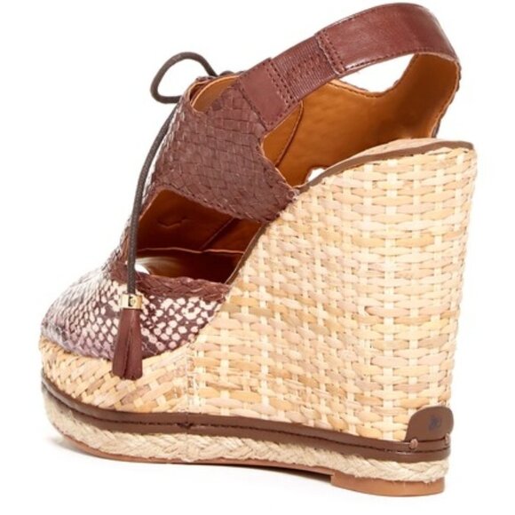 Sam Edelman Tinley Lace-Up Wedge Platforms - Picture 5 of 8